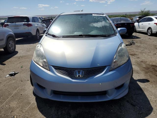 JHMGE8H43AC000711 - 2010 HONDA FIT SPORT BLUE photo 5