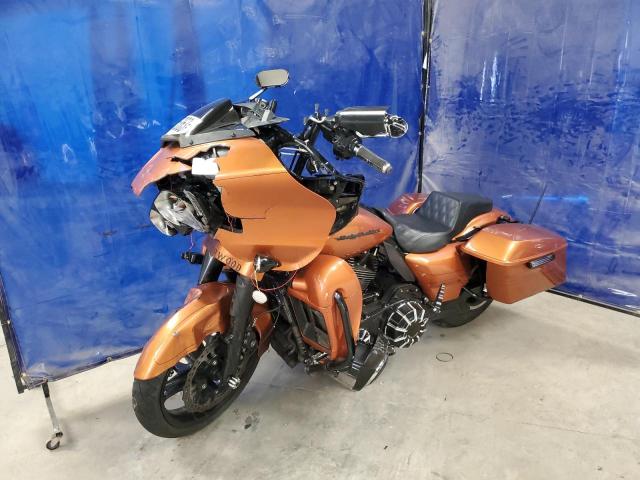 1HD1KTM30FB631248 - 2015 HARLEY-DAVIDSON FLTRXS ROAD GLIDE SPECIAL ORANGE photo 2