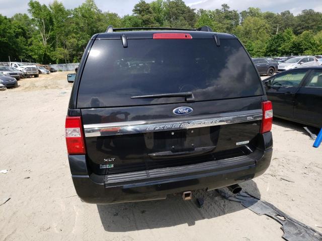 1FMJK1JT0FEF40792 - 2015 FORD EXPEDITION EL XLT BLACK photo 6