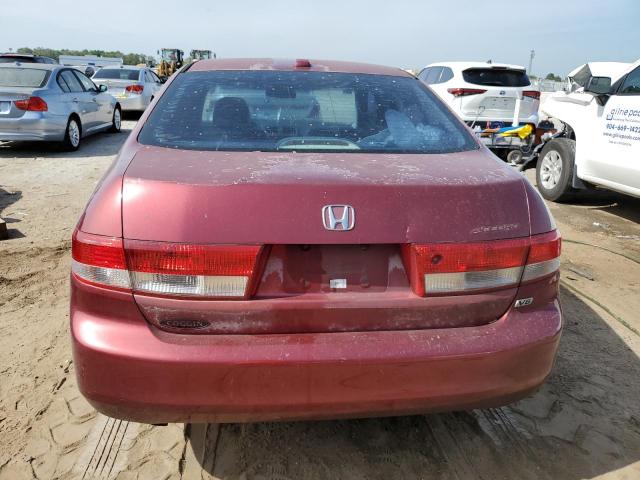 1HGCM66524A018296 - 2004 HONDA ACCORD EX BURGUNDY photo 6