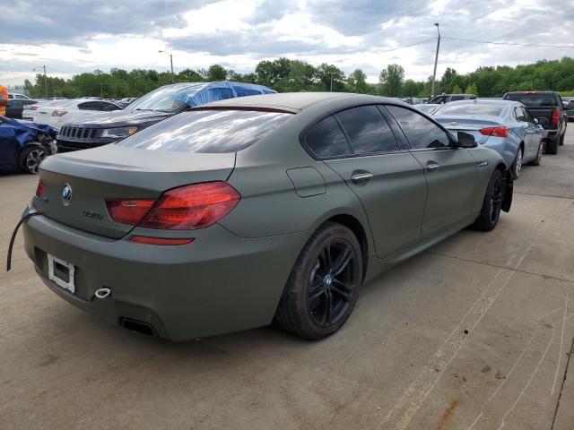 WBA6B4C50FD761046 - 2015 BMW 650 XI GRAN COUPE GREEN photo 3