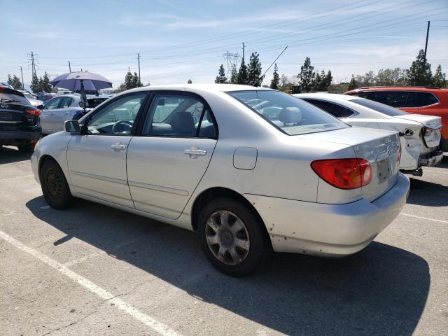 1NXBR32E54Z239322 - 2004 TOYOTA COROLLA CE SILVER photo 2