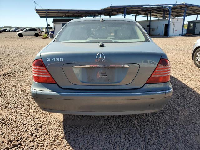 WDBNG70J25A454821 - 2005 MERCEDES-BENZ S 430 GRAY photo 6