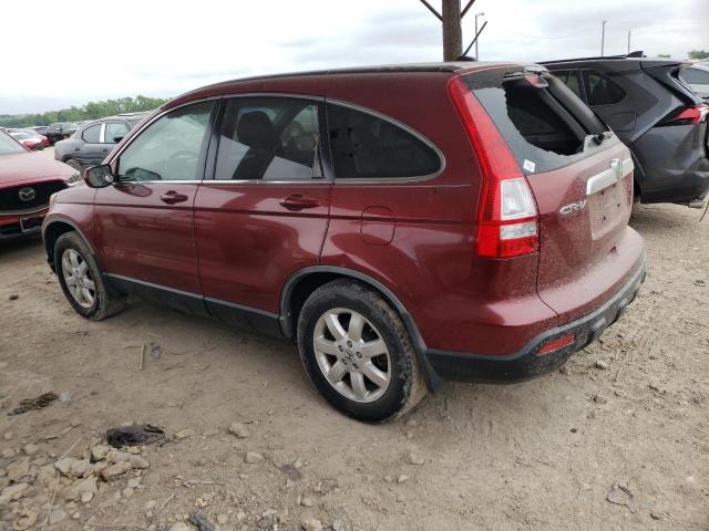 JHLRE38708C034660 - 2008 HONDA CR-V EXL MAROON photo 2