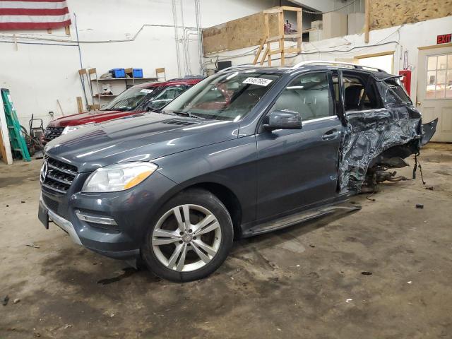 4JGDA5HB5EA300194 - 2014 MERCEDES-BENZ ML 350 4MATIC CHARCOAL photo 1