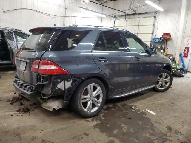 4JGDA5HB5EA300194 - 2014 MERCEDES-BENZ ML 350 4MATIC CHARCOAL photo 3