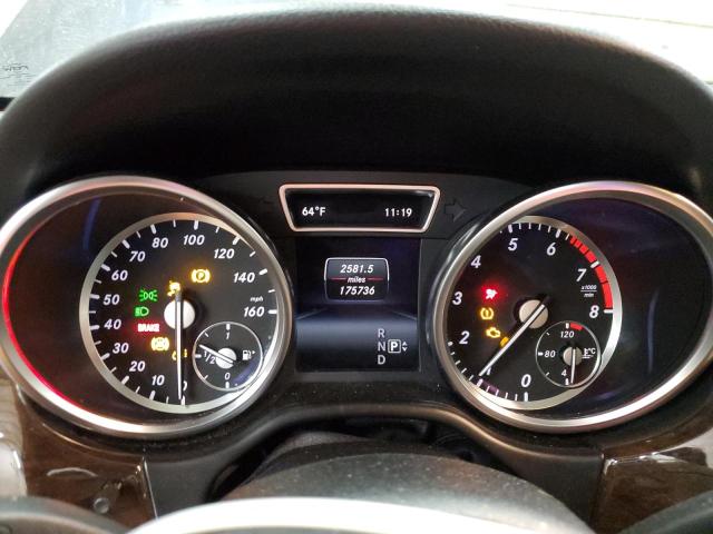 4JGDA5HB5EA300194 - 2014 MERCEDES-BENZ ML 350 4MATIC CHARCOAL photo 9