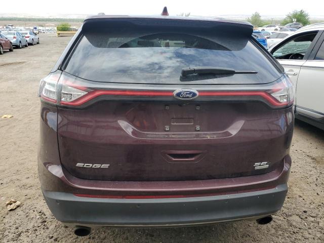 2FMPK3J99JBB52393 - 2018 FORD EDGE SEL MAROON photo 6