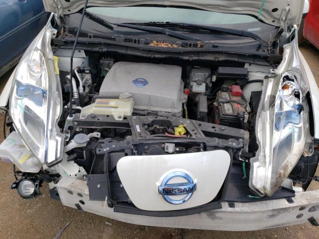 1N4AZ0CP0EC337024 - 2014 NISSAN LEAF S WHITE photo 7