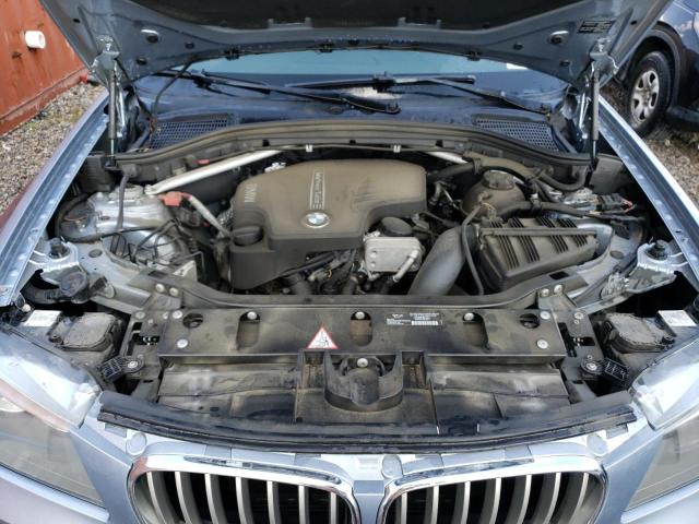 5UXWX9C59D0A25763 - 2013 BMW X3 XDRIVE28I BLUE photo 12