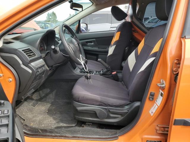 JF2GPACC4E9280984 - 2014 SUBARU XV CROSSTR 2.0 PREMIUM ORANGE photo 7