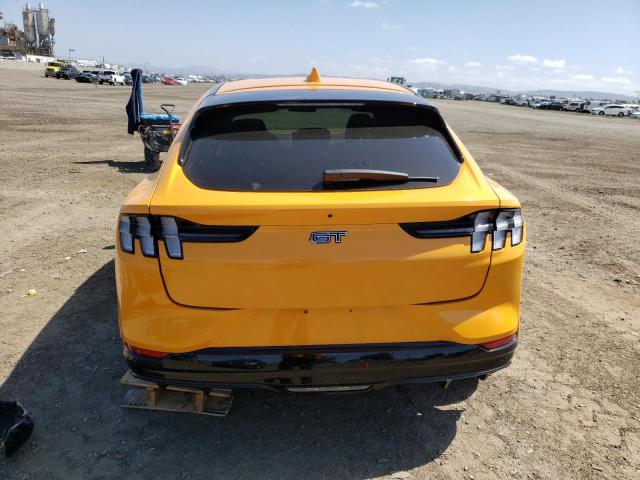 3FMTK4SEXMME01268 - 2021 FORD MUSTANG MA GT YELLOW photo 6