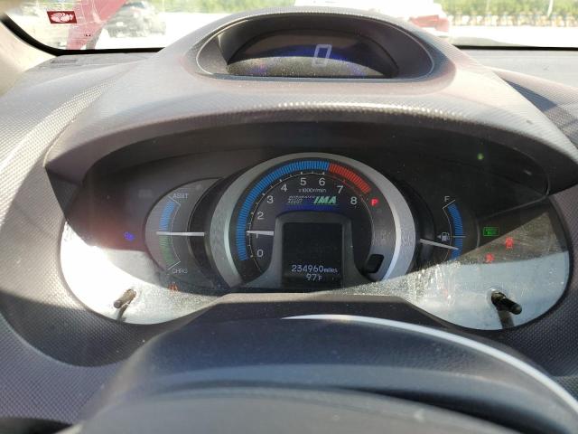 JHMZE2H75AS043033 - 2010 HONDA INSIGHT EX RED photo 9