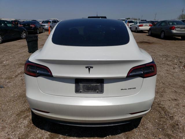 5YJ3E1EB6MF034157 - 2021 TESLA MODEL 3 WHITE photo 6