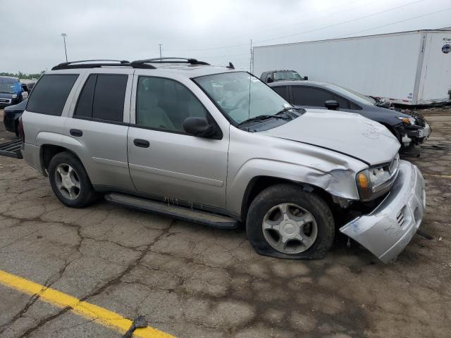 1GNDS13S872128961 - 2007 CHEVROLET TRAILBLAZE LS SILVER photo 4