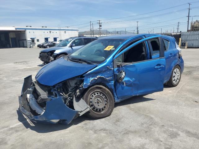 JTDKDTB33C1518284 - 2012 TOYOTA PRIUS C BLUE photo 1