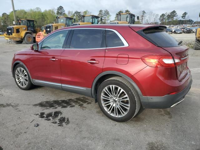2LMPJ6LR2GBL51543 - 2016 LINCOLN MKX RESERVE BURGUNDY photo 2