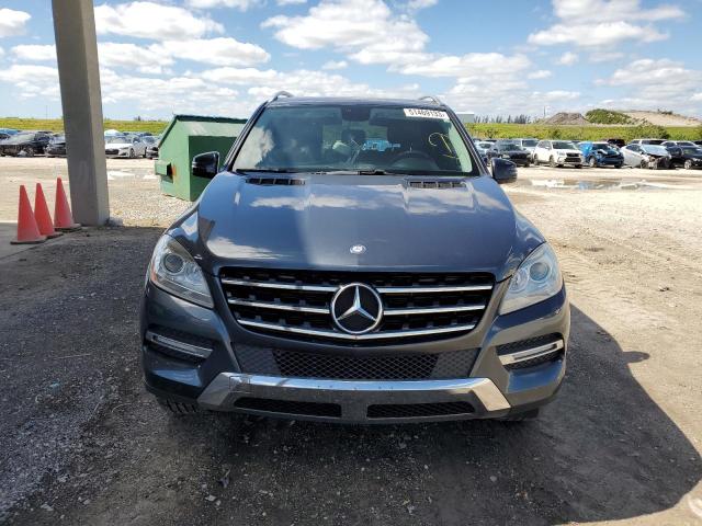 4JGDA5HB1CA025775 - 2012 MERCEDES-BENZ ML 350 4MATIC GRAY photo 5