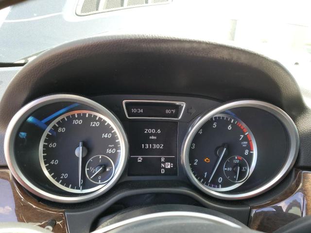 4JGDA5HB1CA025775 - 2012 MERCEDES-BENZ ML 350 4MATIC GRAY photo 9