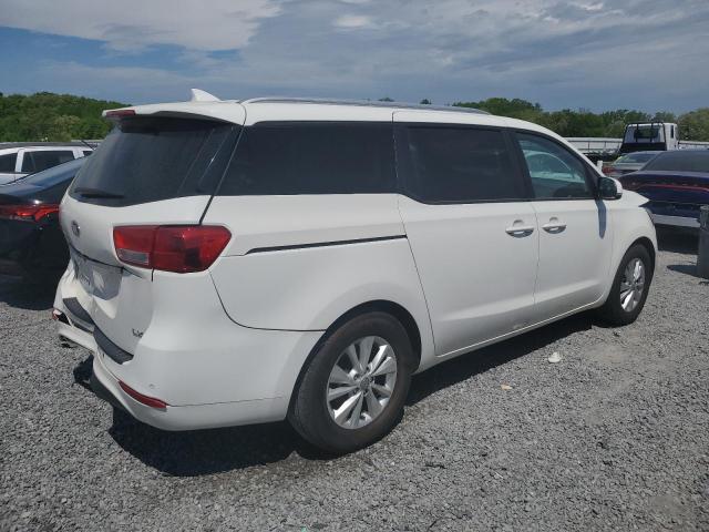 KNDMB5C15G6112068 - 2016 KIA SEDONA LX WHITE photo 3