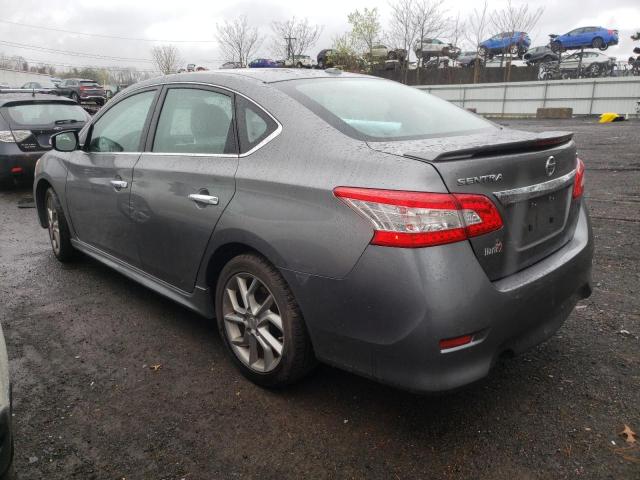 3N1AB7AP8FY348827 - 2015 NISSAN SENTRA S GRAY photo 2