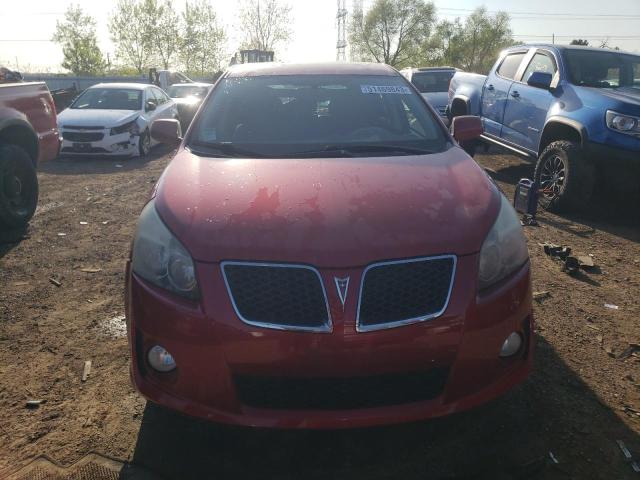 5Y2SR67029Z415627 - 2009 PONTIAC VIBE GT RED photo 5