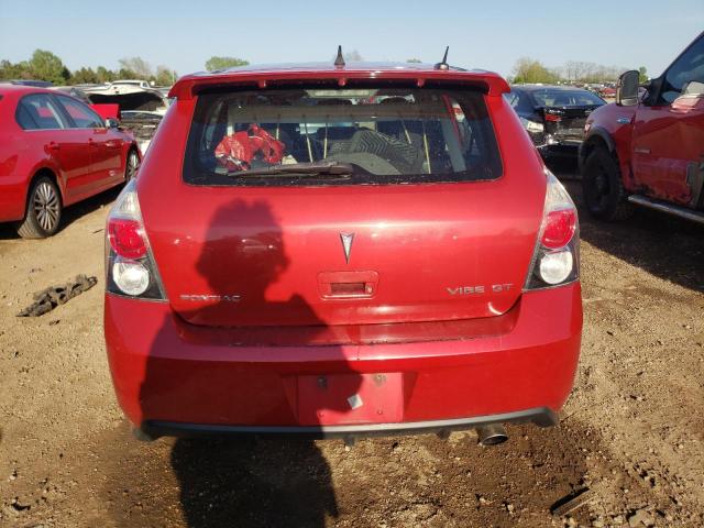 5Y2SR67029Z415627 - 2009 PONTIAC VIBE GT RED photo 6