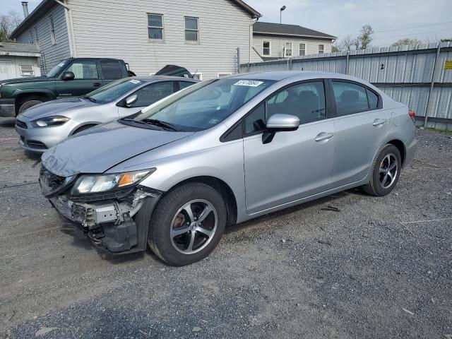 19XFB2F74FE290070 - 2015 HONDA CIVIC SE SILVER photo 1