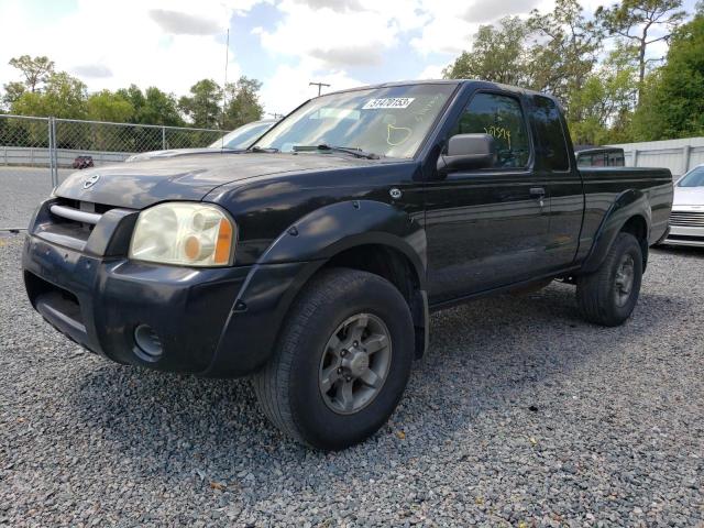 1N6ED26Y22C367077 - 2002 NISSAN FRONTIER KING CAB XE BLACK photo 1