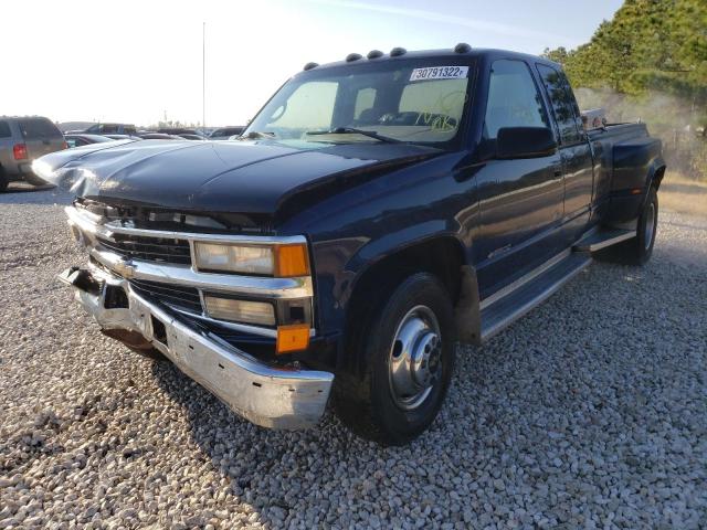 1GCHC39F2SE277256 - 1995 CHEVROLET GMT-400 C3500 BLUE photo 2