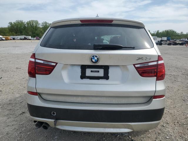 5UXWX5C59CL720151 - 2012 BMW X3 XDRIVE28I SILVER photo 6