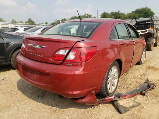 1C3LC56RX7N544742 - 2007 CHRYSLER SEBRING TOURING RED photo 4