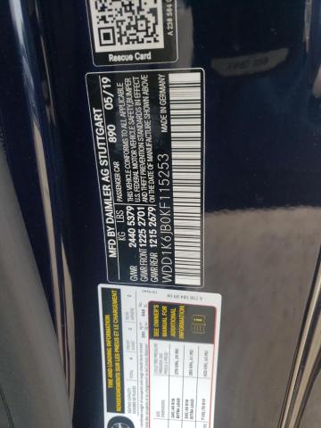 WDD1K6JB0KF115253 - 2019 MERCEDES-BENZ E 450 4MATIC BLACK photo 10