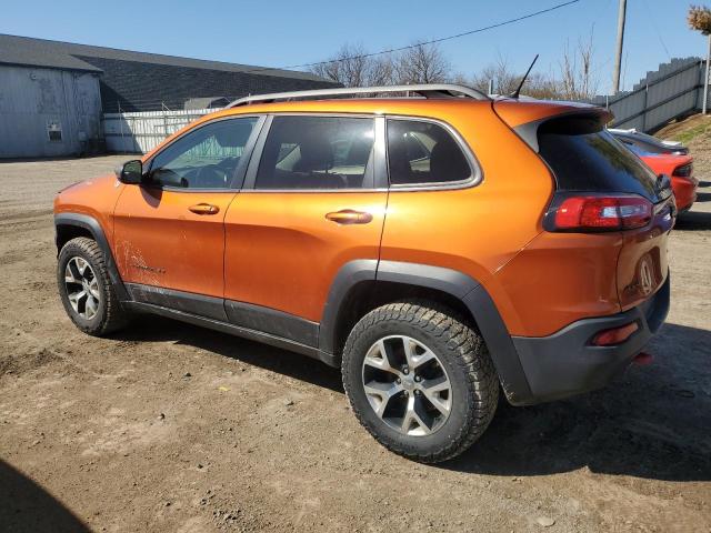 1C4PJMBS0FW604168 - 2015 JEEP CHEROKEE TRAILHAWK ORANGE photo 2
