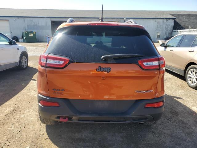 1C4PJMBS0FW604168 - 2015 JEEP CHEROKEE TRAILHAWK ORANGE photo 6