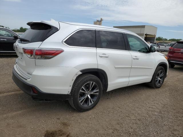 5TDJKRFHXGS318800 - 2016 TOYOTA HIGHLANDER XLE Ağ foto 3
