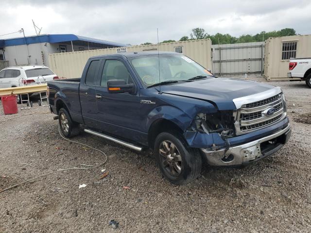 1FTFX1CF5DKG38296 - 2013 FORD F150 SUPER CAB BLUE photo 4