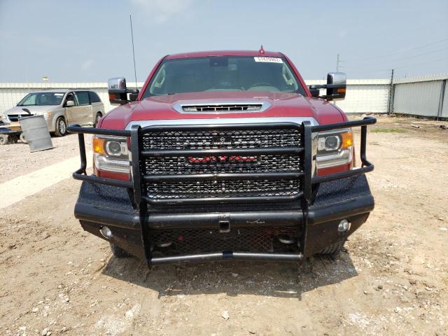 1GT12UEYXJF210673 - 2018 GMC SIERRA K2500 DENALI RED photo 5