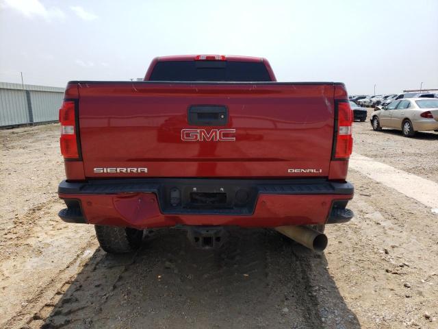 1GT12UEYXJF210673 - 2018 GMC SIERRA K2500 DENALI RED photo 6