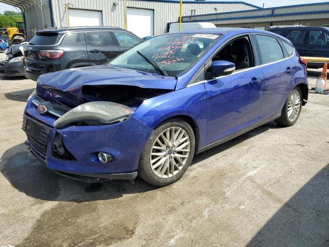 1FADP3N25EL320077 - 2014 FORD FOCUS TITANIUM BLUE photo 1