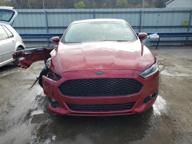 3FA6P0K9XGR308780 - 2016 FORD FUSION TITANIUM RED photo 5