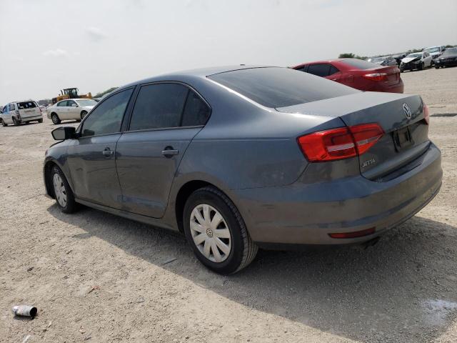 3VW2K7AJ5FM284179 - 2015 VOLKSWAGEN JETTA BASE رمادي صورة 2