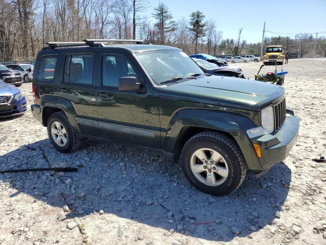 1J4PN2GK5AW177350 - 2010 JEEP LIBERTY SPORT GREEN photo 4