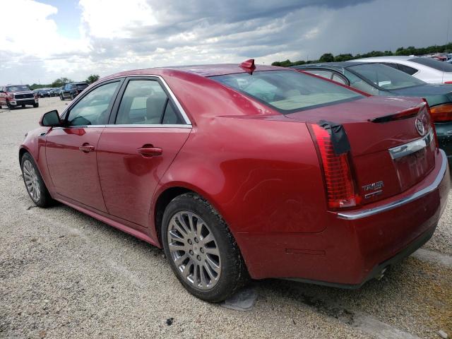 1G6DP5ED1B0122216 - 2011 CADILLAC CTS PREMIUM COLLECTION RED photo 2