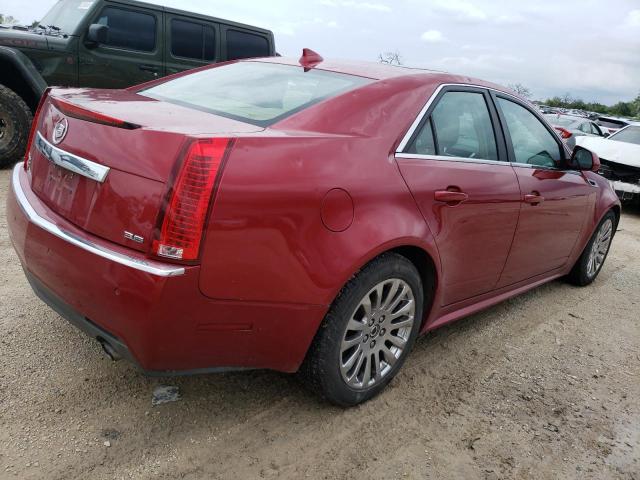 1G6DP5ED1B0122216 - 2011 CADILLAC CTS PREMIUM COLLECTION RED photo 3