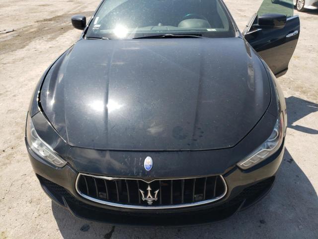 ZAM57XSA6E1086556 - 2014 MASERATI GHIBLI BLACK photo 11