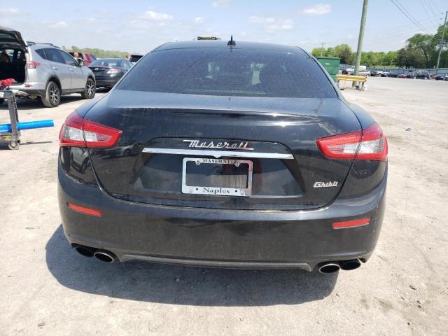 ZAM57XSA6E1086556 - 2014 MASERATI GHIBLI BLACK photo 6