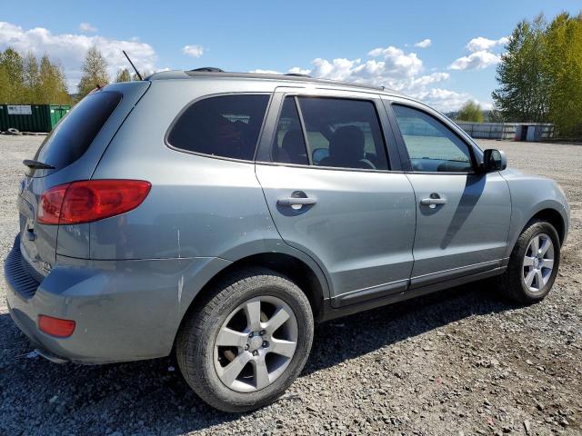 5NMSH73E09H235237 - 2009 HYUNDAI SANTA FE SE BLUE photo 3