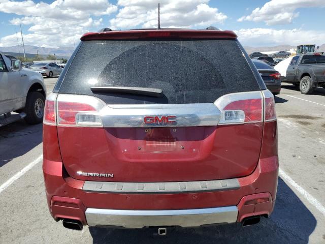 2GKFLYE30D6330340 - 2013 GMC TERRAIN DENALI RED photo 6