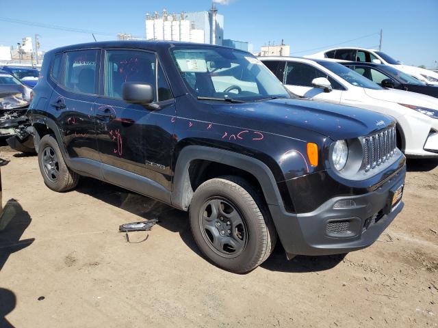 ZACCJBAT7GPD11430 - 2016 JEEP RENEGADE SPORT BLACK photo 4